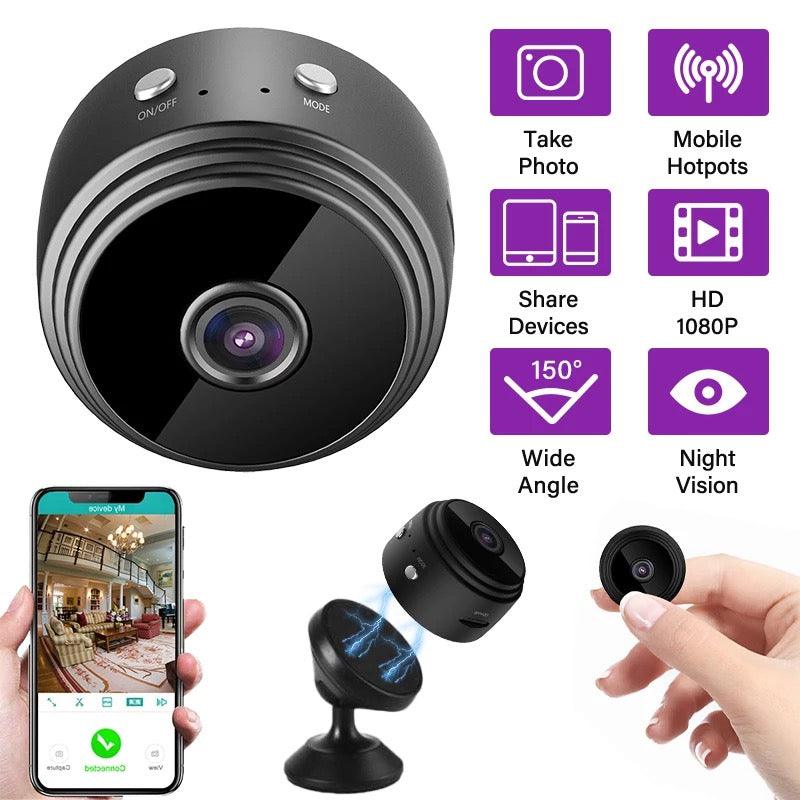 Speed-X A9 1080p Hd 2mp Magnetic Wifi Mini Camera With V380 App - Glimmer Goods