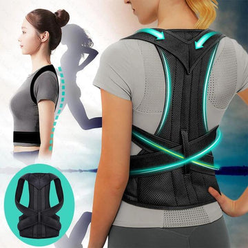 Posture Corrector belt adjustable magnetic posture corrector back brace support belt for upper back pain relife - Glimmer Goods