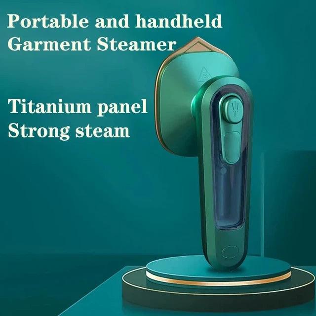 Portable Handheld Steam Iron Mini Travel Fabric Garment Iron Lightweight Steamer for Home Office Travel(water tank 60ml) - Glimmer Goods