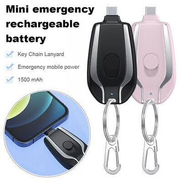 Ultra-Compact Emergency Portable Keychain charger