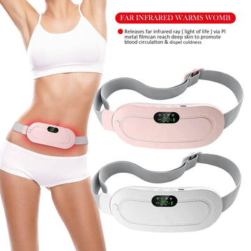 Electric Period Cramp Massager Vibrating Heating Belt - Glimmer Goods