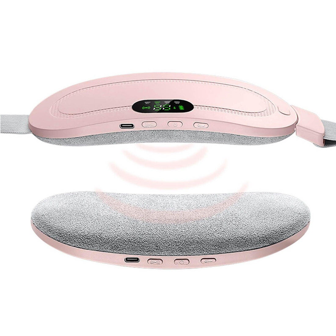 Electric Period Cramp Massager Vibrating Heating Belt - Glimmer Goods